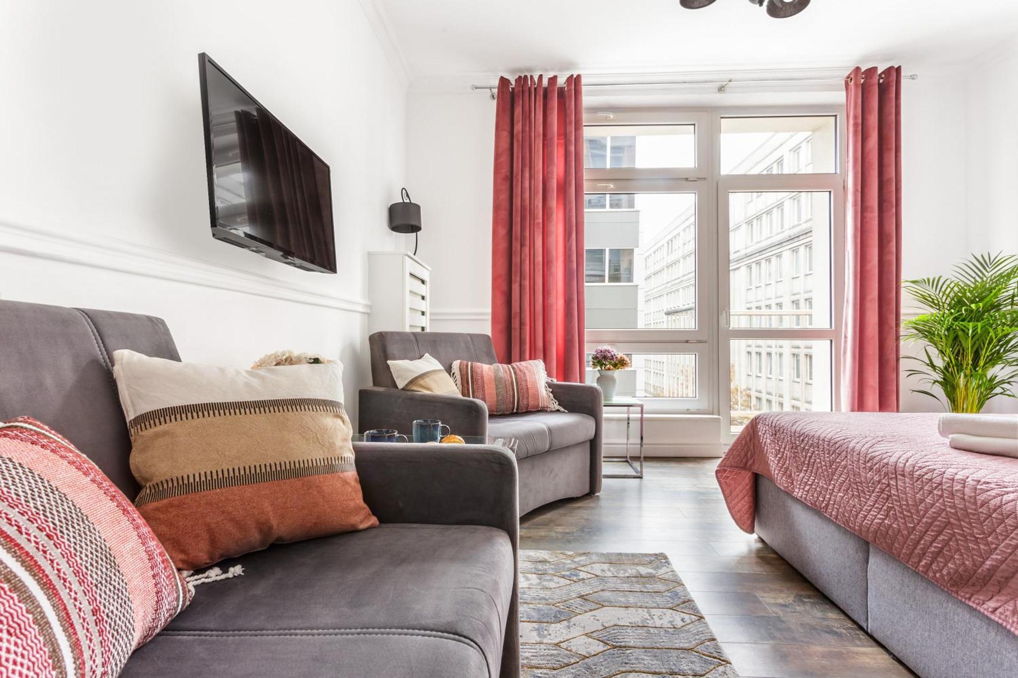 Charming Apartment In The City Center Varsó Kültér fotó