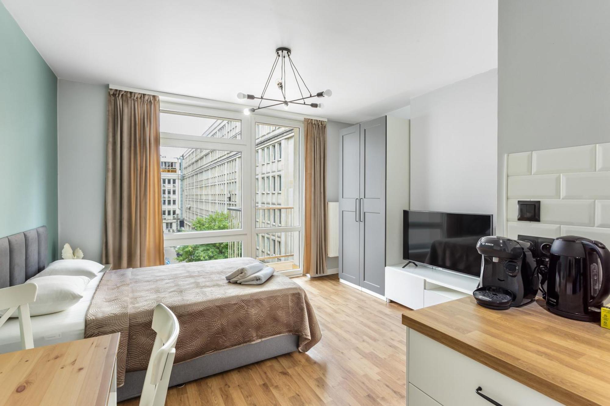 Charming Apartment In The City Center Varsó Kültér fotó